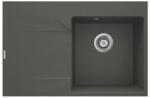 Deante Mosogatótálca, Deante Evora 1 medencés gránit mosogató csepegtetővel, balos, antracit metál ZQJ_T11L