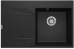 Deante Mosogatótálca, Deante Evora 1 medencés gránit mosogató csepegtetővel, balos, grafit ZQJ_211L