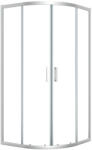 Laveo BRESSO félkör zuhanykabin 80x80x185 cm átlátszó üveg/króm (JKB_086Z) - watermarkt