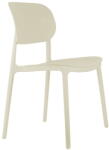 Leitmotiv Krémszínű műanyag étkezőszék Cheer - Leitmotiv