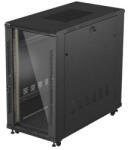 Lanberg FF01-6222-12B állvány 22U Szabadonálló állvány Fekete (FF01-6222-12B) - compzone