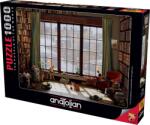 Anatolian Пъзел Anatolian - Котки на прозореца, 1000 части (P1065)