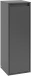 Villeroy & Boch Dulap auxiliar suspendat Villeroy & Boch Skyla cu 1 usa, 100x43mm, orientare stanga, Graphite (C80200VR)