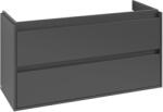 Villeroy & Boch Dulap baza suspendat Villeroy & Boch Skyla cu 2 sertare, 1172x596mm, Graphite (C80000VR)