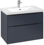 Villeroy & Boch Dulap baza suspendat Villeroy & Boch Subway 3.0 772x576x478 mm cu doua sertare, Marine Blue (C57401VQ)