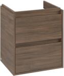 Villeroy & Boch Dulap baza suspendat Villeroy & Boch Skyla cu 2 sertare, 522x596mm, Arizona Oak (C79300VH)
