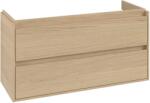 Villeroy & Boch Dulap baza suspendat Villeroy & Boch Skyla cu 2 sertare, 1172x596mm, Nordik Oak (C80000VJ)