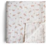 Mushie muszlin pólya - rózsaszín virág (810052467801)