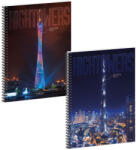 Ars Una Hihgtower A/4 spirálfüzet-vonalas (53894830)