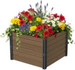 Prosperplast Strat înălțat BASE PLANT, 61x61x46cm, maro natural