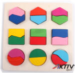 Sky Montessori formakirakó fa játék 18 db-os (SLX-2)