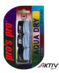 Pro's Pro Teniszütő grip Pros Pro Aqua Dry kék 3 db (G308d)