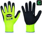 PRA-P-OR s. r. o PRAPOR NEON CUT / Varrás nélküli, vágásálló, mártott kesztyű - fekete/sárga (PRAPOR145208)