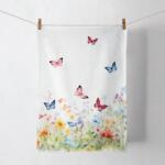 Ambiente Butterflies in field white konyharuha 50x70cm