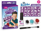 TYTOO Csillámtetoválás Rumbler szett (25 sablon, 3 csillámpor, 5 ml ragasztó, ecset) (VZM-KQPXX1800461)