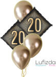  Héliumos luficsokor szülinapra - 20-as - INGYENES GLS szállítással (LUFI316144)