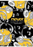 Shkolyaryk Publishing House Füzet, tűzött, A5, vonalas, 80 lap, SHKOLYARYK "Never give up", vegyes (A5-080-5221L) - alter