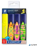 STAEDTLER Szövegkiemelő készlet, 1-5 mm, STAEDTLER "Textsurfer® Classic 364", 3+1 szín (364 SWP4P) - alter