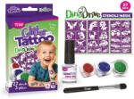 TYTOO Csillámtetoválás DinoDrive szett (27 sablon, 3 csillámpor, 5 ml ragasztó, ecset) (VZM-KQPXX1800462) - officetrade