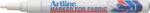 Artline Marker ARTLINE for Fabric, pentru marcat pe material textil, corp metalic, varf rotund 1.2mm - alb (EKC-1-WH) - officeclass