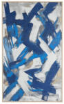 Bizzotto Tablou decorativ cu rama pictat manual canvas abstract Bold 124x5x204h (0242990)