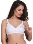 BabyJem Sutien pentru alaptare, fara arcuri, cu cupe, White (6427616240714)