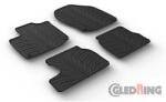 Gledring Covorase cauciuc Honda Civic 2012-04.2017; 5 usi - doar pentru motorizari Diesel, Gledring , 4 buc (13294783)
