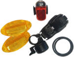 Dino Bikes Set accesorii Dino Bikes Faruri fata si spate, reflectoare si claxon (DB-SETLUCIFR)