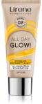 Lirene ALL DAY GLOW! machiaj lichid lucios pentru un efect de lunga durata culoare 02 Natural 30 ml
