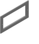 Astral Pool 11311 széles szájú szkimmer rozsdamentes acél keret (56340)