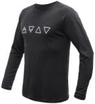 Sensor Merino Blend Elements black férfi funkcionális póló XXL / fekete