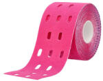 BronVit Sport Kinesio Tape - lyukacsos kineziológiai tapasz rózsaszín