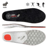 SIDAS Winter 3D Merino talpbetét Cipőméret (EU): 42-43 / fekete/szürke