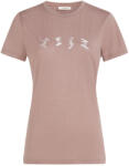 Icebreaker Women Merino 150 Tech Lite SS Tee Snow Day női póló M / rózsaszín