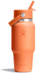 Hydro Flask Wide Flex Straw Travel Bottle 24 oz thermo bögre narancs