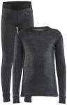 Craft Core Wool Merino Set J gyerek funkcionális szett Gyerek 122 / fekete