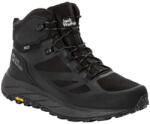 Jack Wolfskin Terraventure Texapore Mid M férfi túracipő Cipőméret (EU): 44, 5 / fekete/szürke