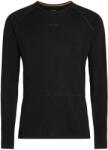 Icebreaker Men Merino 200 ZoneKnit LS Crewe férfi funkcionális póló XL / fekete
