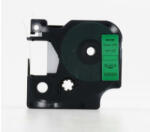 Utángyártott DYMO D1 45019 12mm x 7 m zöld-fekete S0720590 (45019FU) - smartbyte