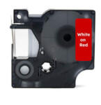 Utángyártott DYMO D1 40927 9mm x 7m fehér-piros (40927FU) - smartbyte