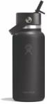 Hydro Flask Wide Flex Straw Cap 32 oz termosz fekete/szürke