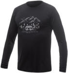 Sensor Merino Active Pt Van Life dl. rukáv férfi funkcionális póló M / fekete