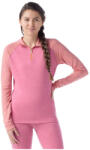 Smartwool W Classic Thermal Merino Bl 1/4 Zip B női funkcionális felső L / rózsaszín/lila