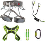 Ocún Via Ferrata Twist+Chest Set ferrata szett XS-M / szürke
