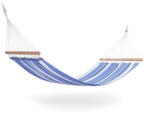 Hamaka Single Layer egyszemélyes hintaágy kék/fehér