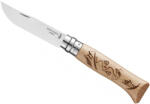 Opinel VRI No. 08 Inox Síelő mintával kés természetes