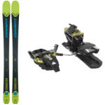 DYNAFIT Youngstar Ski Set túrasí szett Síléc hossza: 130 cm cm / fekete/türkisz