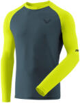 Dynafit Alpine Pro M L/S Tee férfi funkcionális póló M / kék/sárga