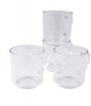 Bo-Camp Mug 330 ml 4 db bögre készlet fehér