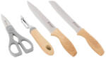 Outwell Chena Knife Set Peeler Scissor kés készlet barna